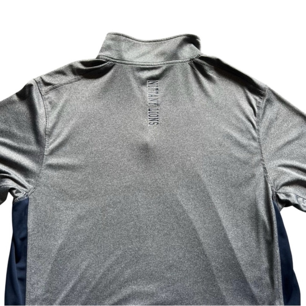 Penn State Nittany Lions Mens 1/4 Zip Pullover Shirt Gray Long Sleeve Size XXL - Picture 9 of 13